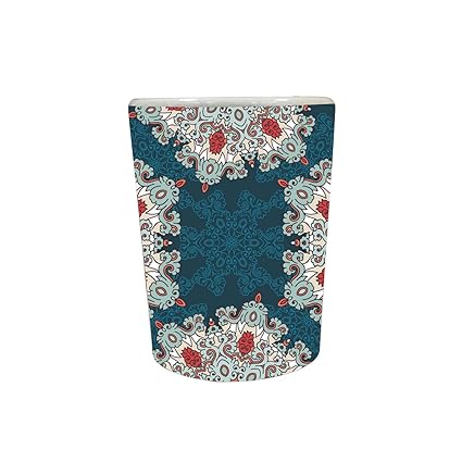 YaYa Cafe� Blue Pottery Indigo Astounding Decorative Pots Planter Indoor (Only Pot)