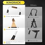 KINGRACK 2 Step Folding Ladder Safety Lock Non-Skid Pedals White view 5