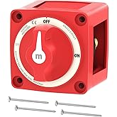 300A Boat Battery Disconnect Switch Waterproof 12V 48V Battery Shut Off Switch ON/Off Heavy Duty &amp; Ignition Protected Power Kill Switch for Marine Car RV Truck