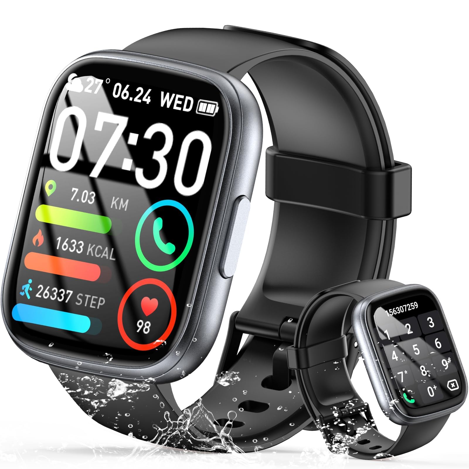 Smart Watch for Men Women, 1.95