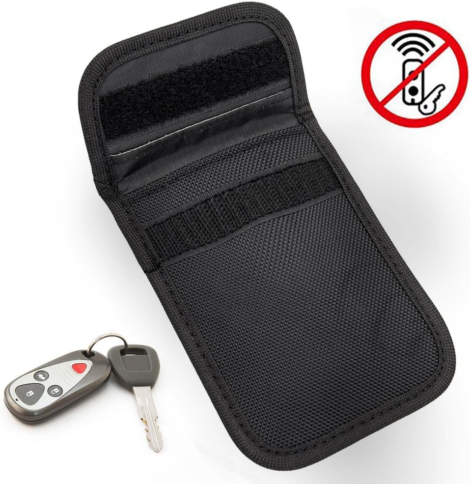 WarmCare RFID Signal Blocking Bag Car Key Signal Blocker Case Protector Shielding keyless entry system Anti-theft Lock Devices for Cell Phone Privacy Protection and Car Key