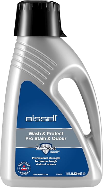 BISSELL Wash and Protect Pro Carpet Shampoo 2x Concentrated Scotch Guard Safe