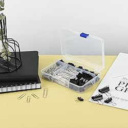 Binder Clips Paper Clips Assorted Sizes, 340pcs
