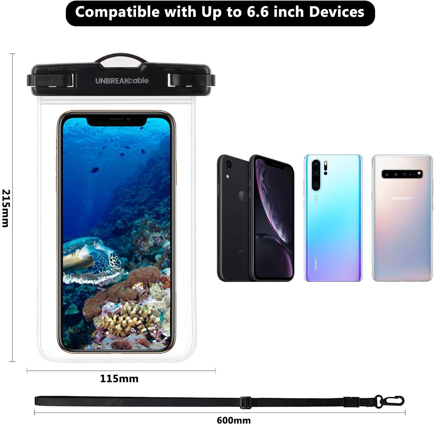 UNBREAKcable Waterproof Phone Pouch 2 Pack - Image 5