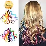 Alileader 12 Pcs Curly Multi-Colors Party