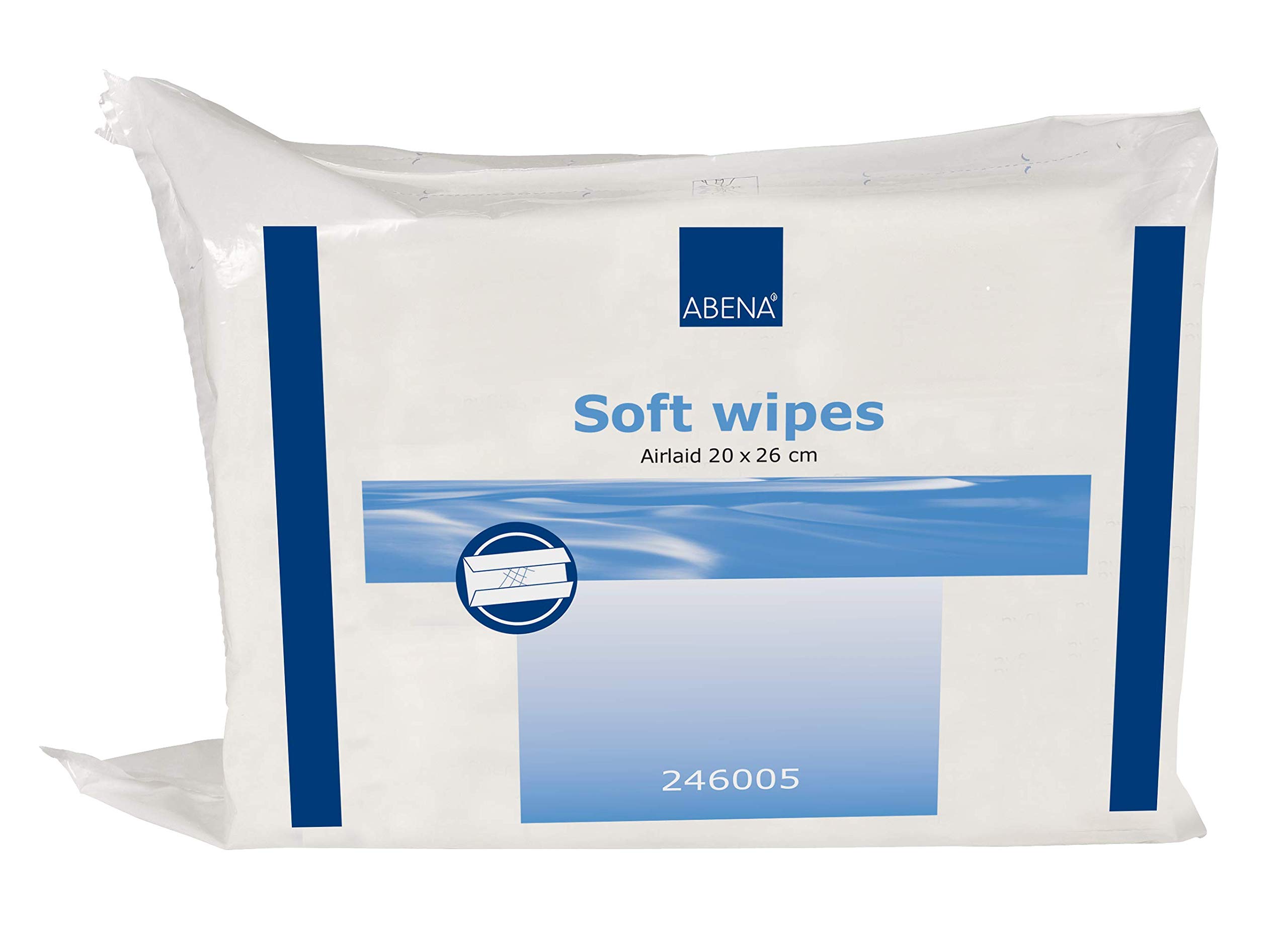 ABENA Single Use Airlaid Paper Washcloths, Case of 1000 Pieces - 20 x 26 cm