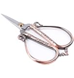 BIHRTC 6.3 Inches Vintage Style Stainless Steel Auspicious Clouds Scissors Sewing Shears DIY Tools for Needlework…