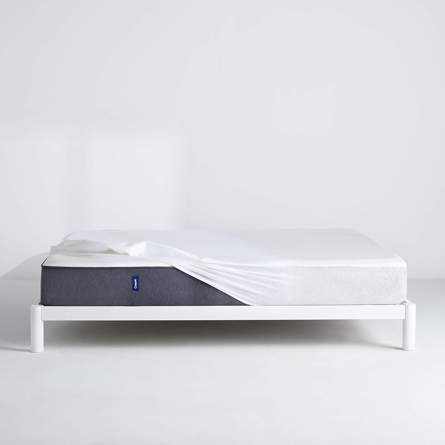 Casper Sleep Waterproof Mattress Protector, Full, White: Home & Kitchen