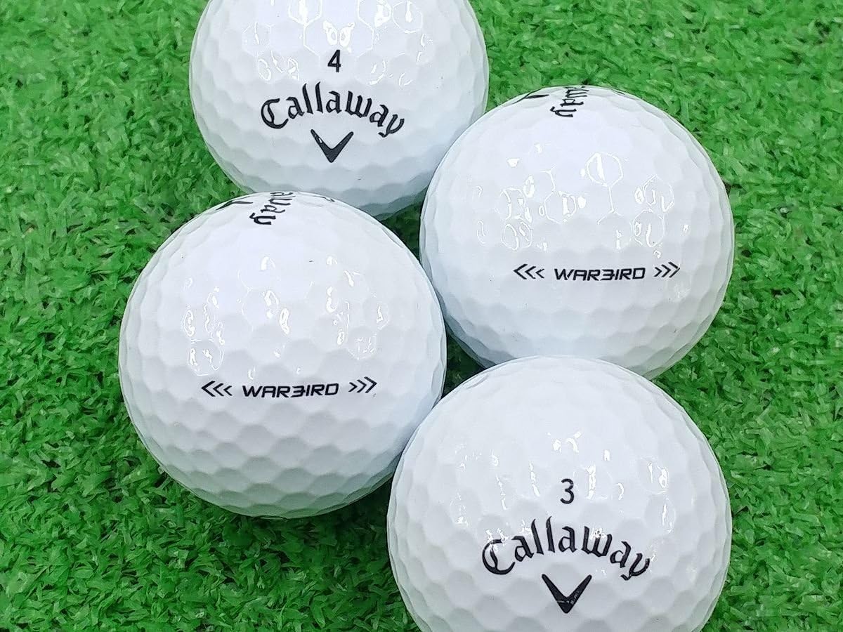 Amazon Abランク ロゴなし キャロウェイ Warbird 17年モデル ホワイト 60個セット ロストボール キャロウェイ Callaway ゴルフボール Amazon Abランク ロゴなし キャロウェイ Warbird 17年モデル ホワイト 60個セット ロストボール キャロウェイ Callaway ゴルフボール