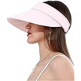 LA CARRIE Women Sun Hats Detachable Wide Brim UV Protection UPF 50+ Summer Beach Visor for Outdoor Sports