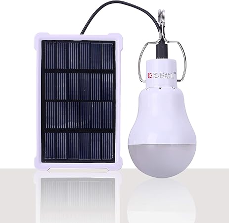 led solar portable kk bol foco led