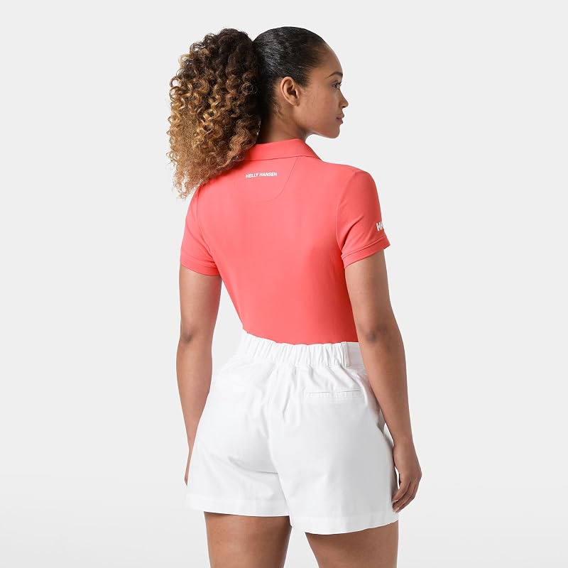 Damen W Crewline Polo, Sonnenuntergang Rosa, XS