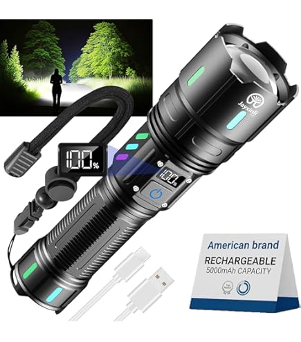 bluefire flashlight rechargeable BlueFire Super Bright 1200 Lumen LED Handheld Flashlight with Adjustable  Focus and 5 Light Modes Outdoor Waterproof Torch Tactical Flashlight for  Hiking Camping