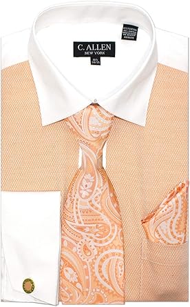 peach dress shirt