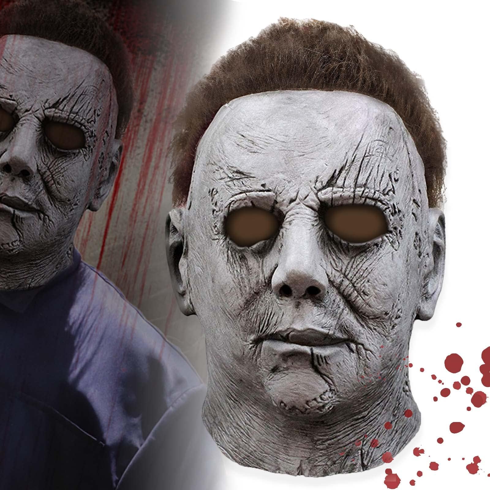 Applysu Michael Myers Mask Adults Halloween Masks for Adult Creepy Costume Cosplay Accessory Scary Mask