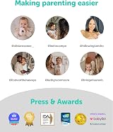 CuboAi Smart Baby Monitor 3 2.5K QHD Night Vision Wall Mount Set view 8
