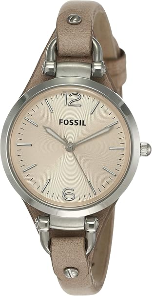 Fossil JF04169710 Bangle da donna in acciaio inossidabile, oro bianco