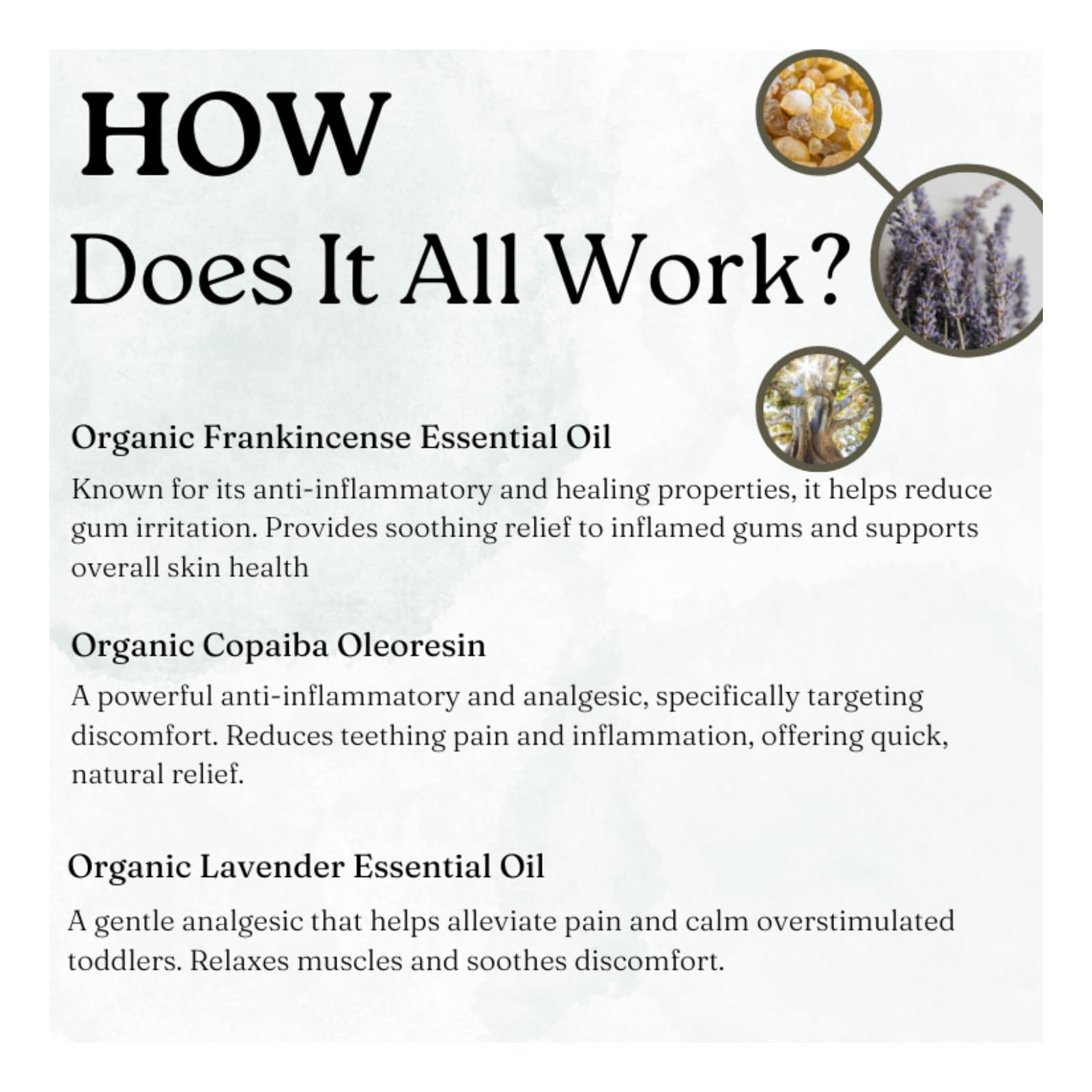 Natural Teething Relief Roller with Organic Essential Oils, 3 Months+, Made with Jojoba Oil, Chamomile, Lavender, Frankincense