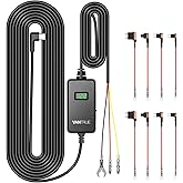 Vantrue USB-C Display Hardwire Kit with 3-Stage, Acc Cable for Dashcam, 11.6/23.6V, 12/24V, 12.4/24.4V to 5V, Fuse Holder with Low Voltage Protection, 24-Hour Parking Mode