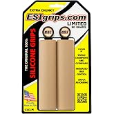 ESI Grips Extra Chunky - Silicone MTB Grips - Ultimate Comfort and Control for Mountain Bike and E-Bike Riders, Durable Silicone Bicycle Handlebar Grips for a Smooth Ride