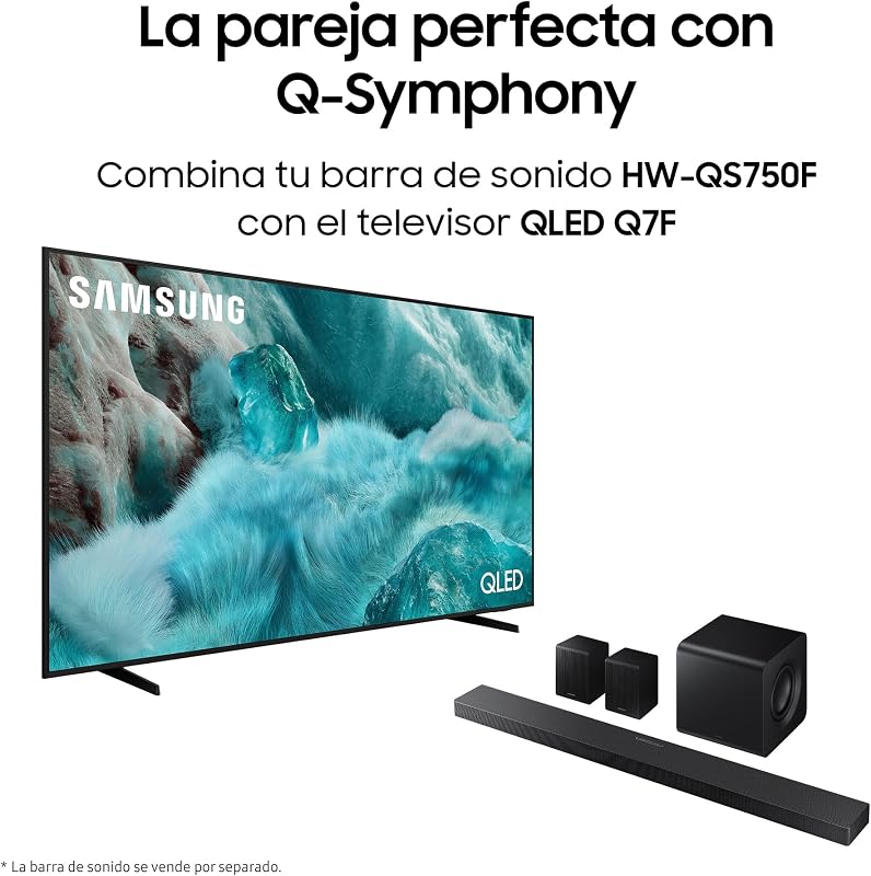 Barra de Sonido HW-QS750F/ZF Q-Symphony y Wireless Dolby Atmos