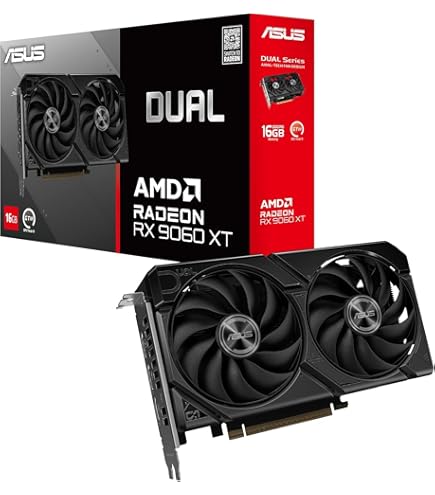 ASUS Placa gráfica para jogos TUF Gaming Radeon RX 9060 XT OC