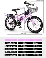 Generic Kids Bike Purple Girls Mountain Bike 22 Inch 24 Inch 6-12 view 2