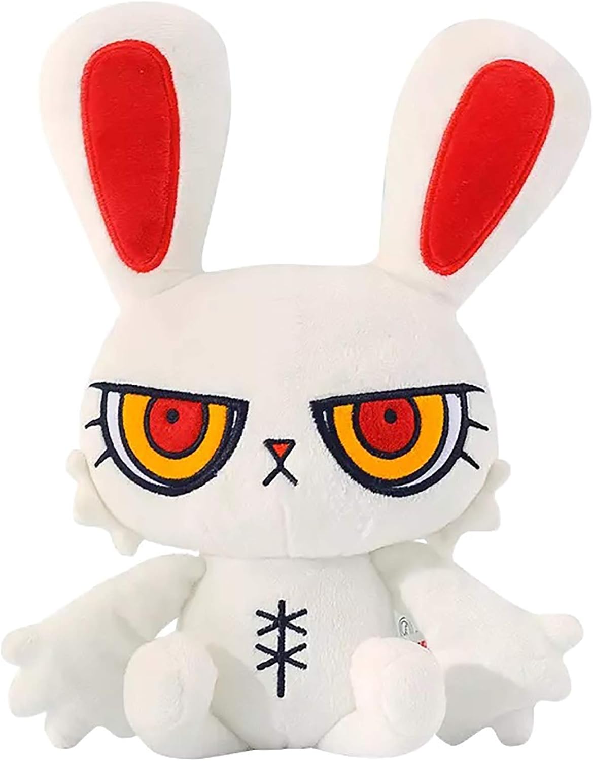 Amazon Com Bloody Bunny Plush Anime Horror Cartoon Dark Rabbit Plush Stuffed Doll Scary Monster Plush Anime Soft Stuffed Plush Toy Dolls Gift For Kids Children Kitchen Dining