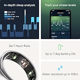 Oura Gen3 Heritage Smart Ring Silver Size 11 Sleep Heart Rate Fitness view 5