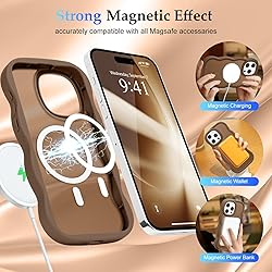 Pepmune for iPhone 15 Pro Case, Curly Wavy Frame