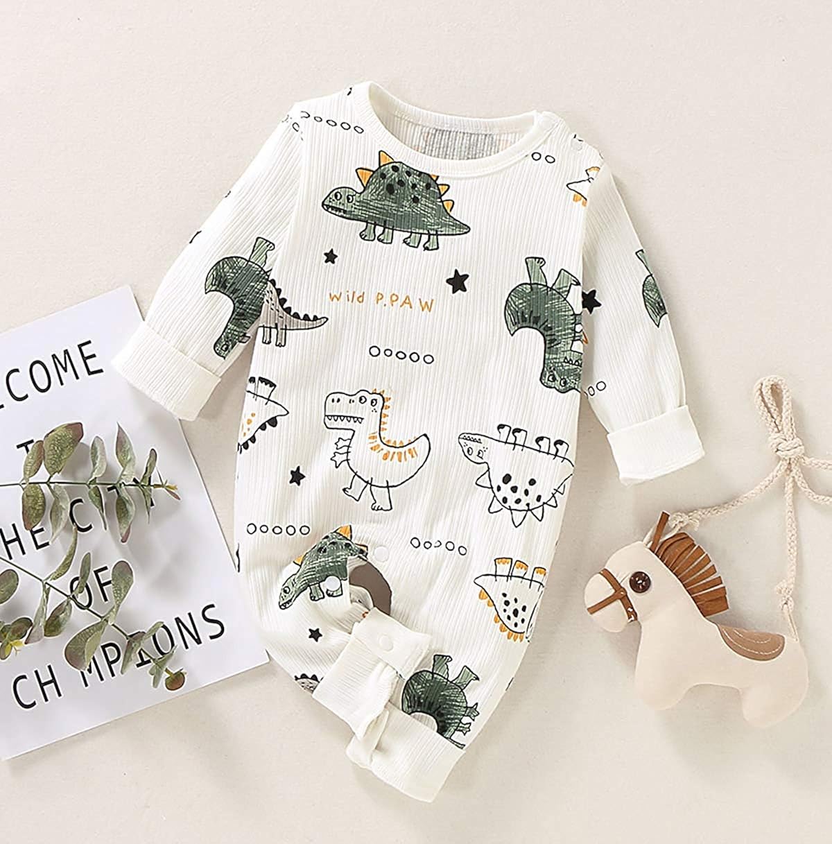 carters dinosaur romper