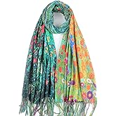 Umjetnost Soft Cashmere Feel Scarf For Women Winter Warm Scarves Large Shawl Wrap Monet Van Gogh Art Print