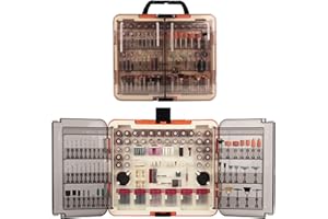 NOEAIKE 508-Piece Rotary Tool Accessory Kit,1/8" Multi-Purpose Rotary Tool Bits with Organizer For Sanding,Polishing,Grinding,Drilling,Cutting,Carving and Cleaning