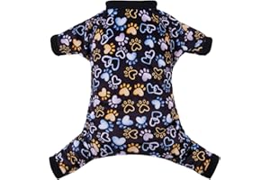 CuteBone Dog Pajamas Costumes Fleece Pet Clothes Puppy Onesie Winter Holiday Cute Cat Jammies Keep Your Pet Warm in The Cold Weather P220S