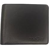 TAPORI Leather Wallets for Men | Men's Leather Bifold Wallet, Multiple Card Slots, ID Window, Zipper Coin Pocket, Available in | (Black)