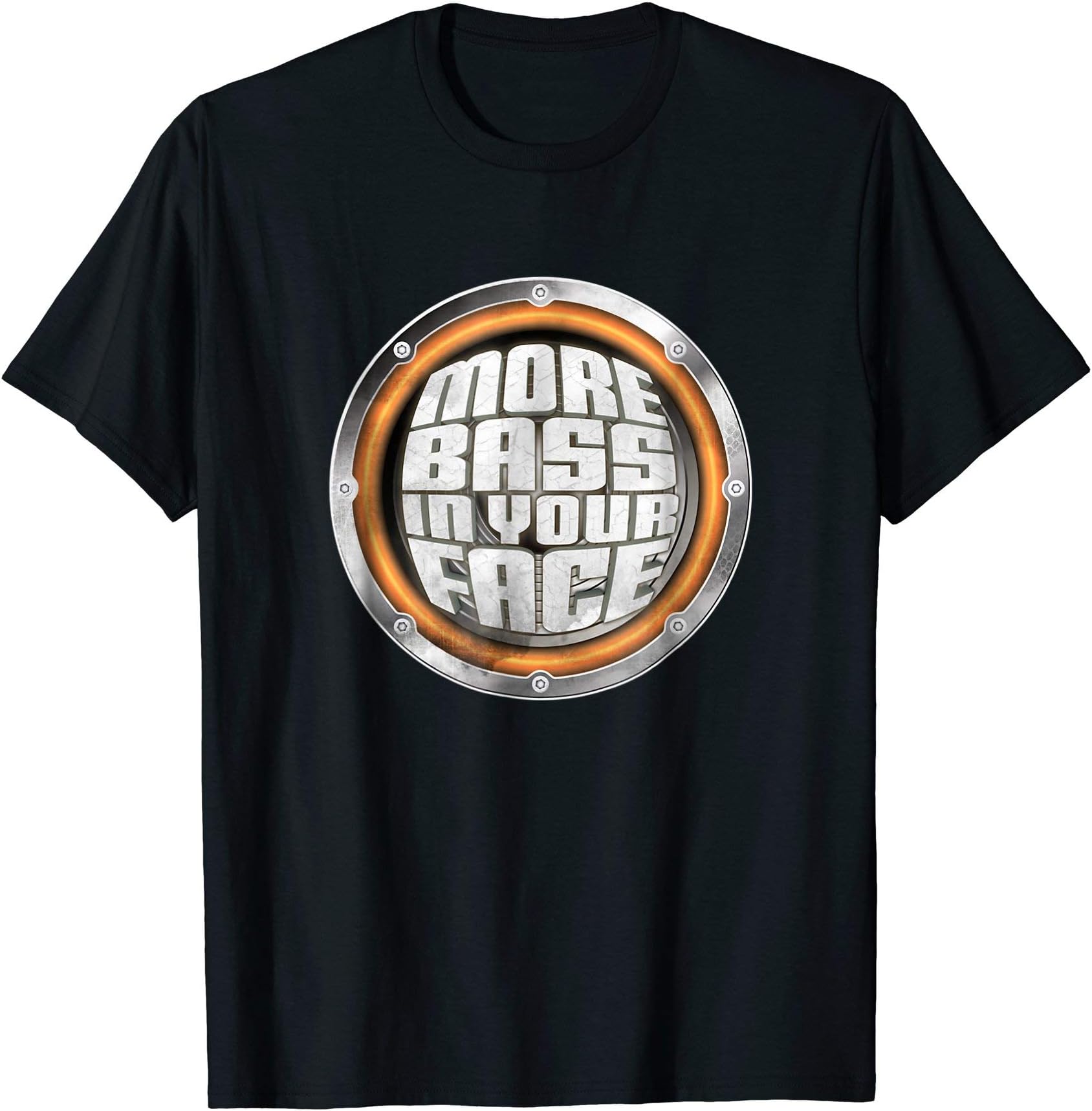 More Bass In Your Face Subwoofer für EDM Bass Guitar Player T-Shirt