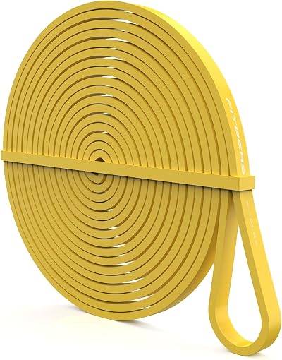 FitBeast Pull Up Band 5-15LBS Yellow Resistance Band Calisthenics