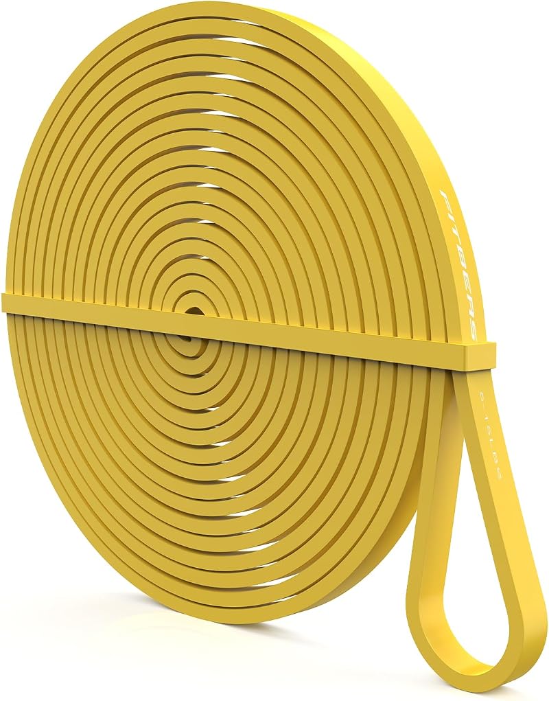 FitBeast Pull Up Band 5-15LBS Yellow Resistance Band Calisthenics