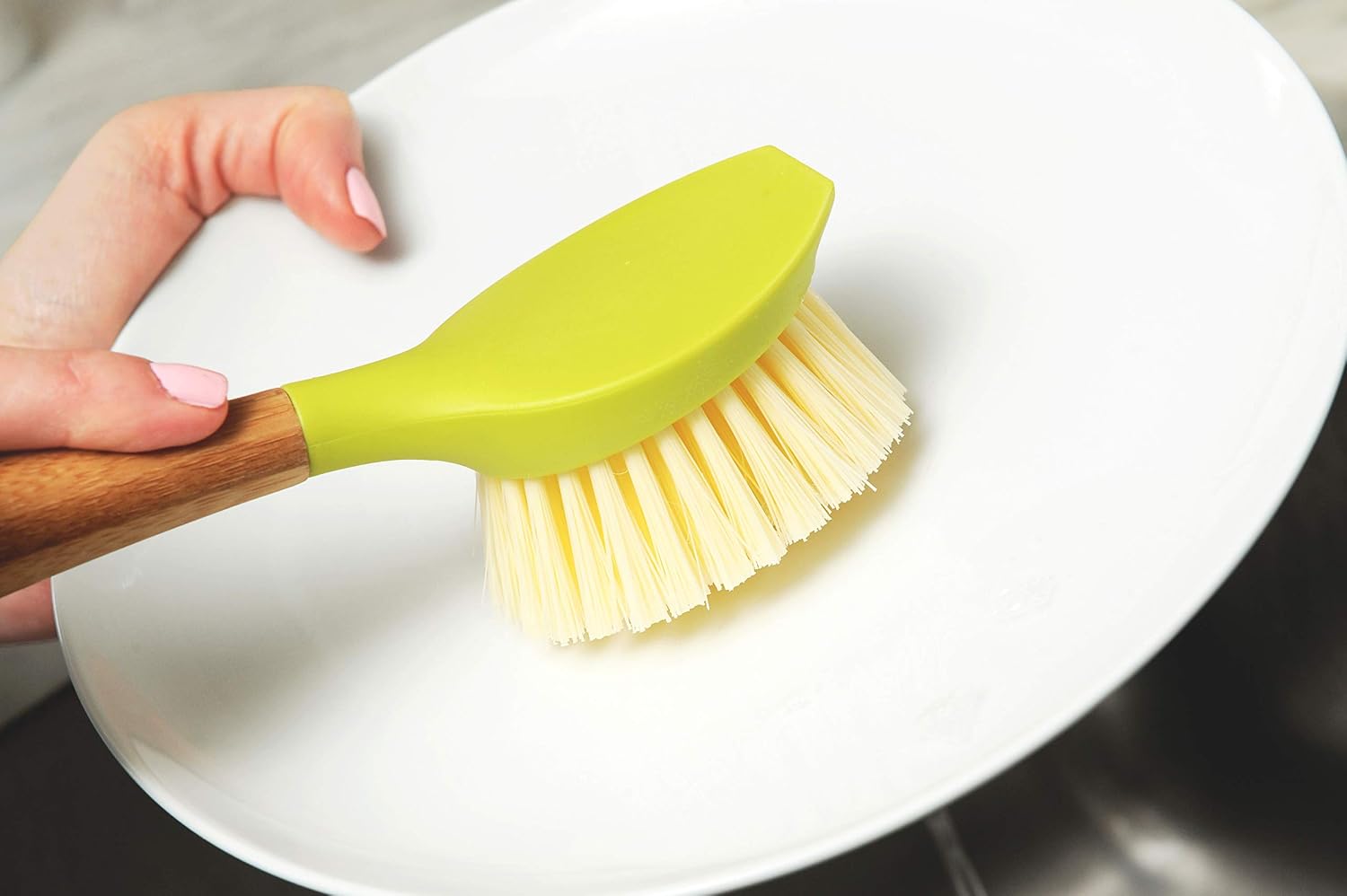 Full Circle Be good dish brush-Green, Bamboo, 1 Count (Pack of 1) - Image 3