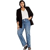 City Chic Women's Plus Size Harley Ivy Straight Jean