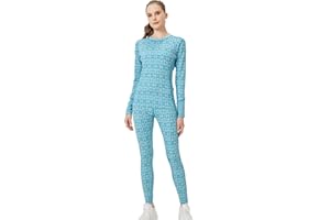 gyprprer Merino Wool Base Layer Set for Women 100% Merino Wool Thermal Underwear Set