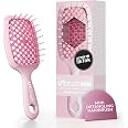 FHI Heat UNbrush Mini Detangling Brush for Wet & Dry Hair | DuoFlex Anti-Static Bristles, Reduces Breakage, Vented Cushion, A