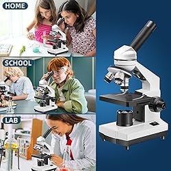 Microscope Kit for Students & Adults,100x-2000x
