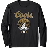 Coors Classic Circle Waterfall Design Centered Long Sleeve T-Shirt