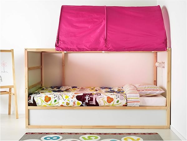ikea kids pink bed