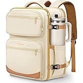 Taygeer Mochila de Viaje Mujer 10 kg para Avion con USB, Divisor de Maquillaje, Bolsillo Antirrobo, Bolsa de Zapatos, Imperme