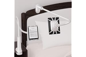 Gooseneck Kindle Holder for Reading in Bed - Anti-Slip Phone Holder for Bed, iPad Mini Stand for Desk, Kindle Paperwhite Oasi
