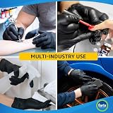 Farla Medical MediHands Disposable Nitrile Gloves Black 100 Count view 4