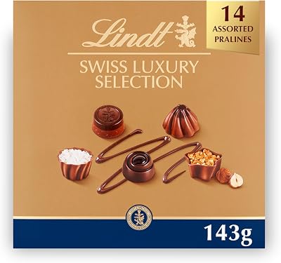 Lindt Swiss Luxury Selection 143g Small Gift Box 14 Assorted Pralines