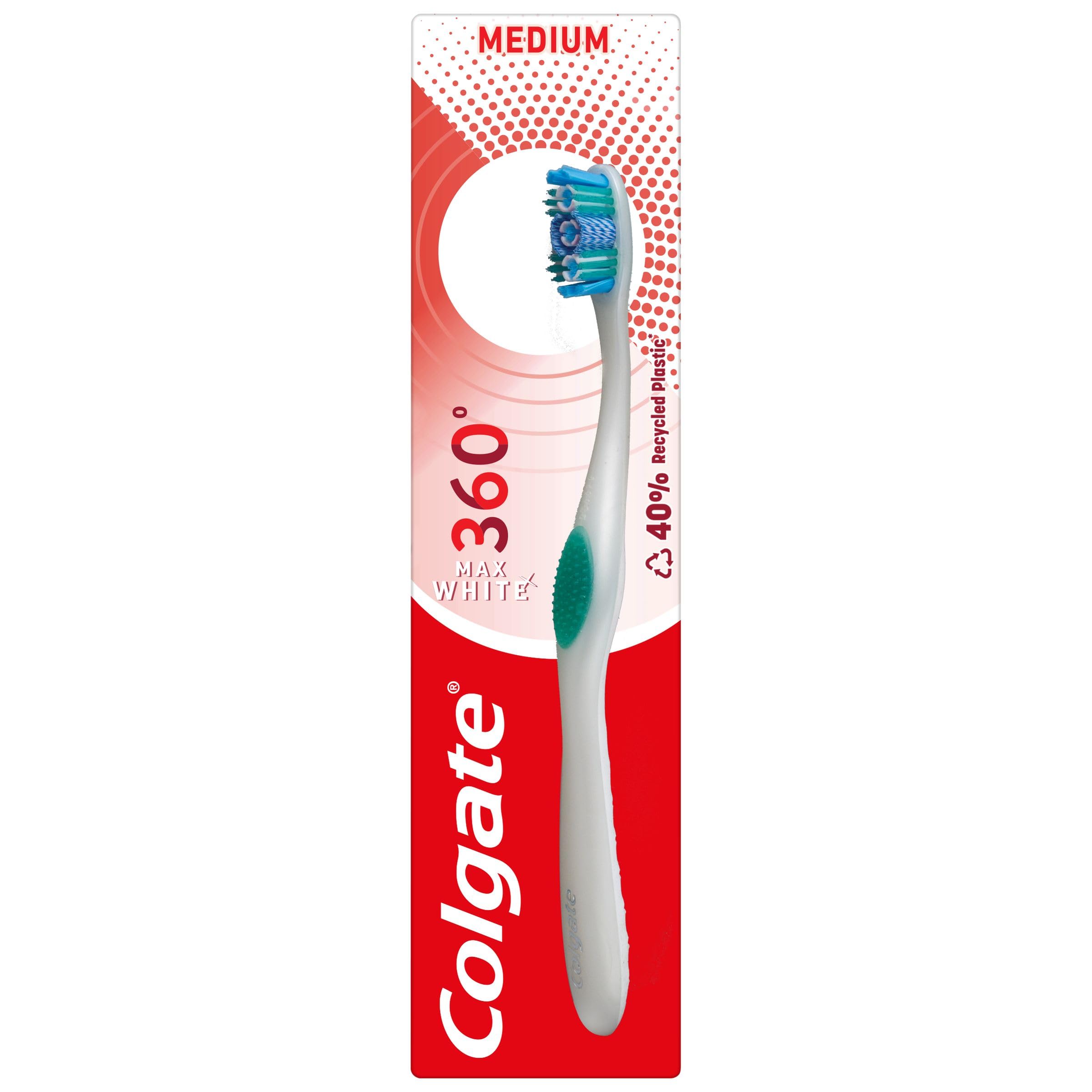 Colgate 360 Max White One Medium Manual Toothbrush